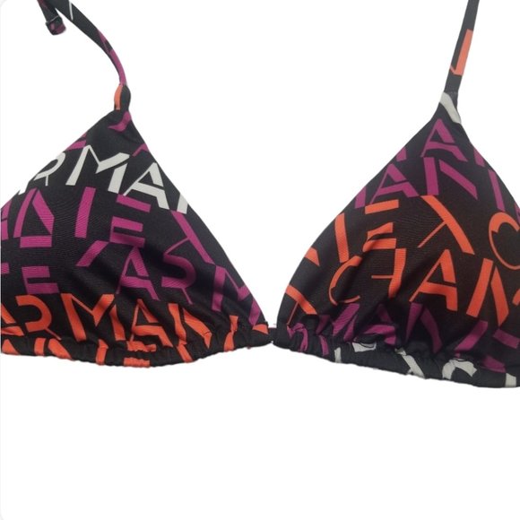 A/X Armani Exchange A|X Print String Bikini Triangle Swimsuit Size XS - Picture 6 of 6